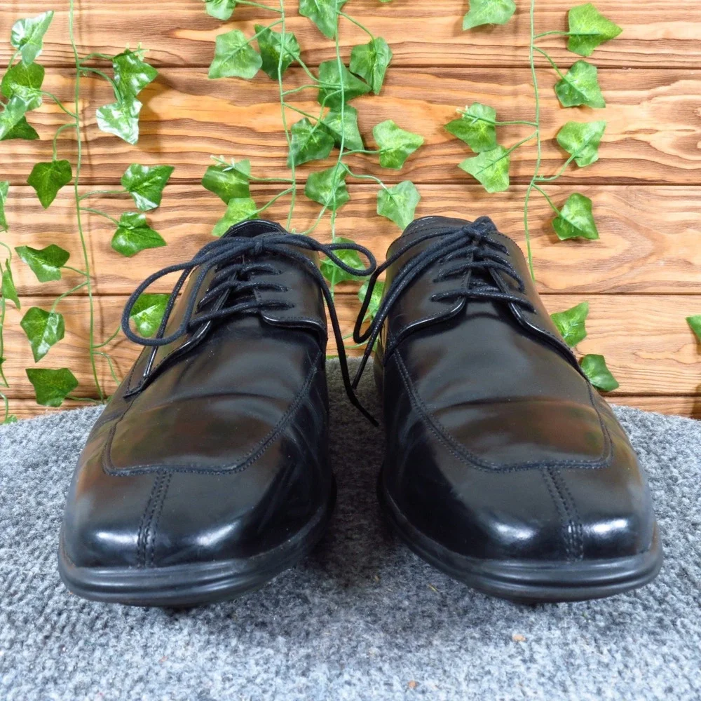 Cole Haan Air Giraldo Mens Apron Toe Oxford 10.5‎ M Dress Shoes Black Leather